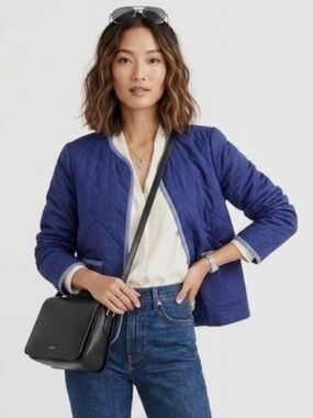 UNTUCKit Leslie Quilted Lightweight Cropped Jacket